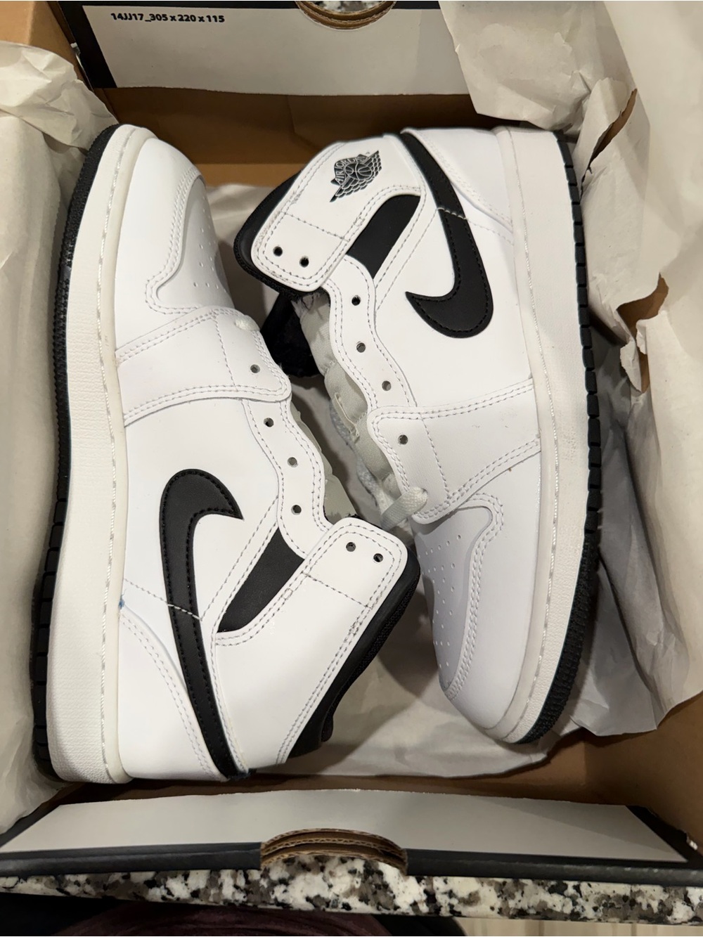 Nike Black Box with Gold Jumpman and 23 Accent